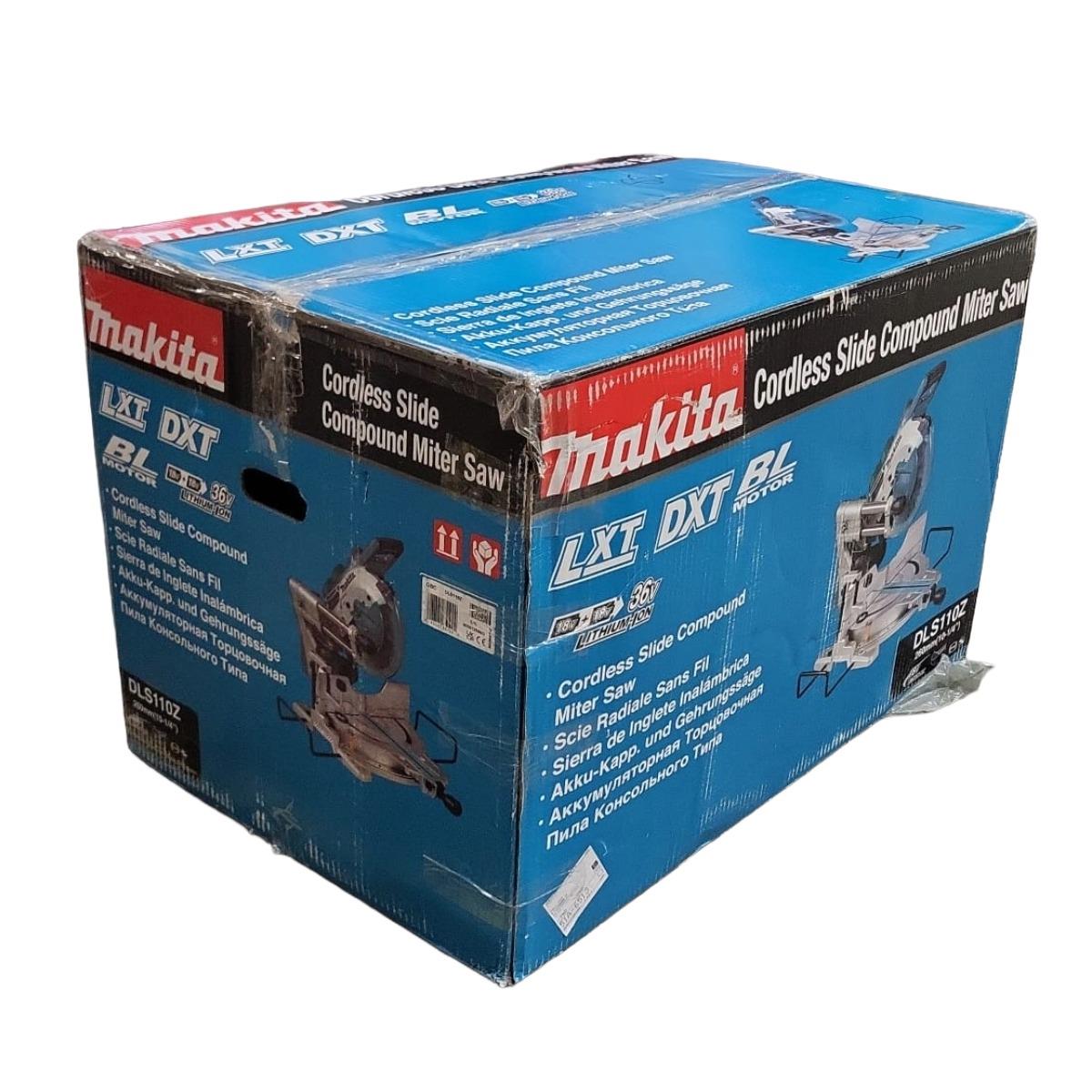 Makita DLS110Z 36V Brushless 260mm Slide Compound Mitre Saw Body Only Item Condition Damaged Box