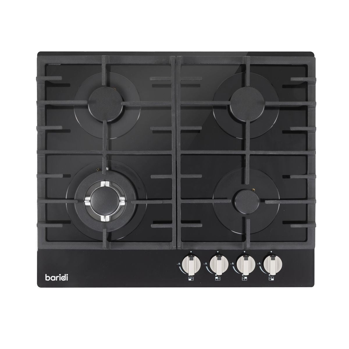 Sealey DH226 Baridi Gas Hob with 4 Cooking Zones 60cm Black