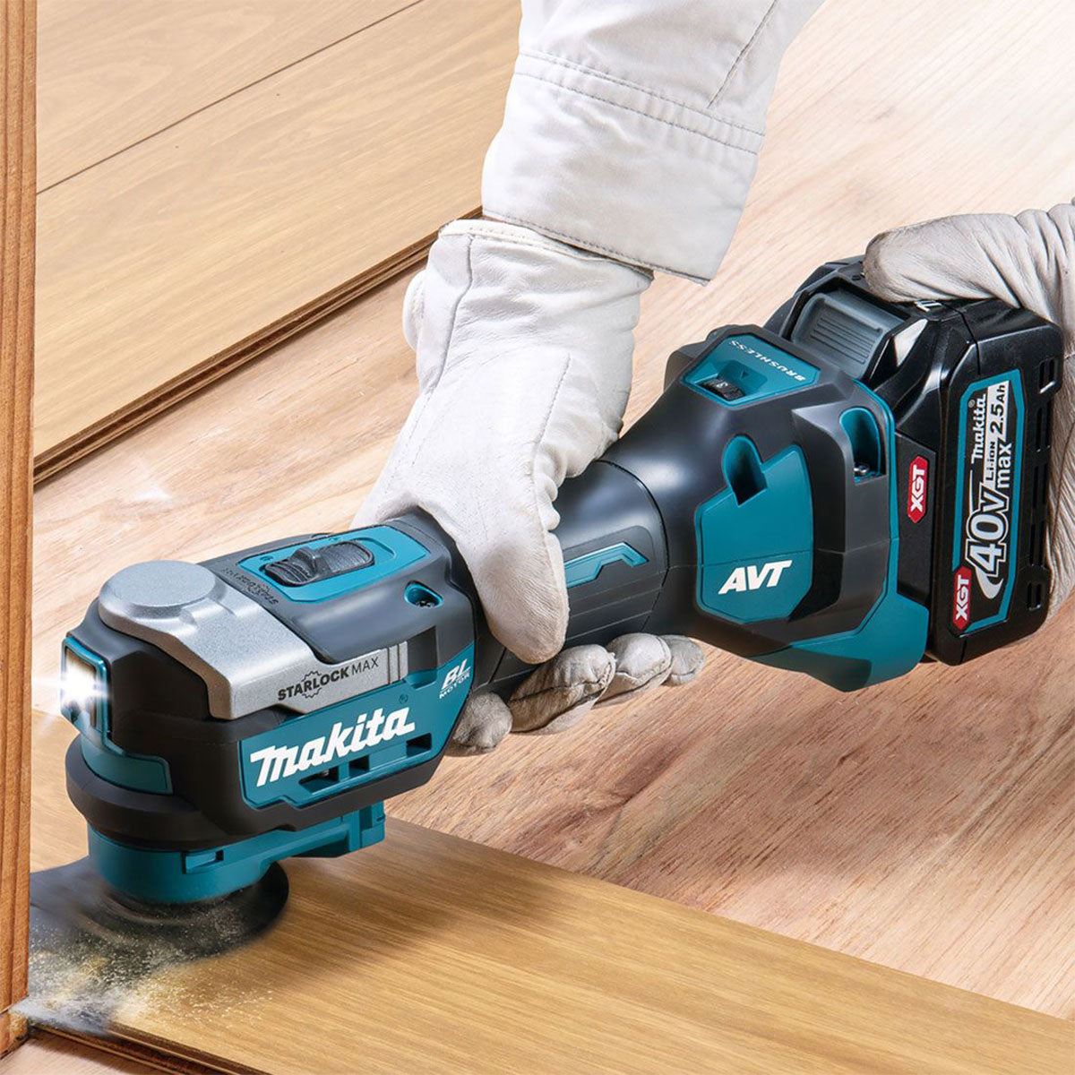 Makita TM001GZ02 40VMax XGT Brushless Cordless Multi Tool with 1 x 4.0Ah Battery Charger & Case
