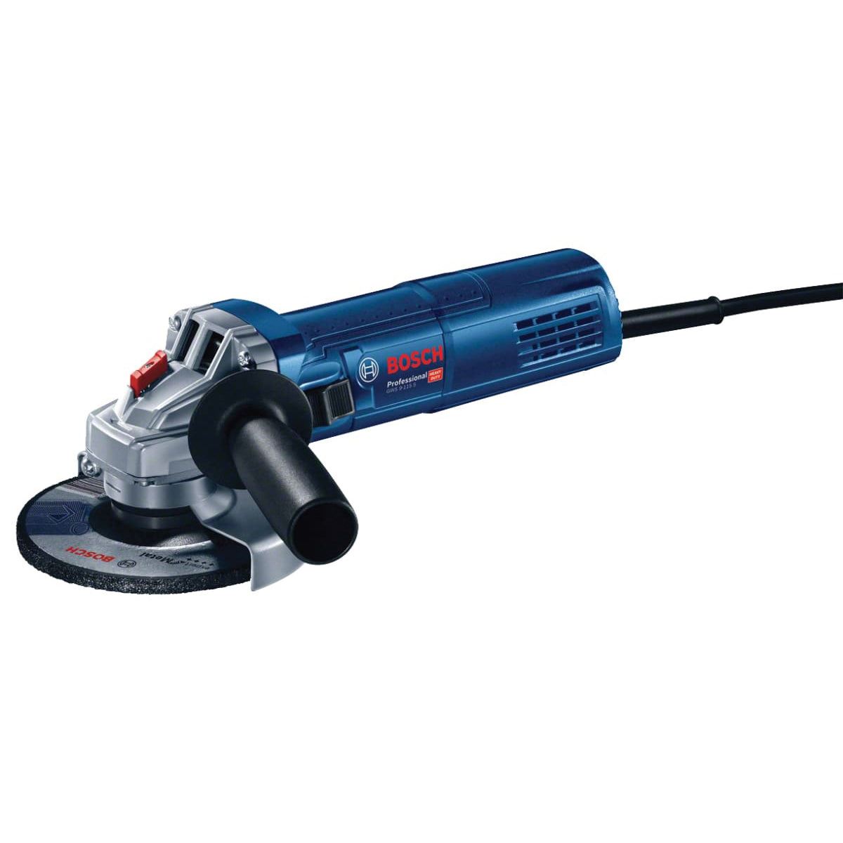 Bosch GWS 9-115 S Angle Grinder for Efficient Cutting and Grinding 240V/900W Durable & Reliable 0601396171