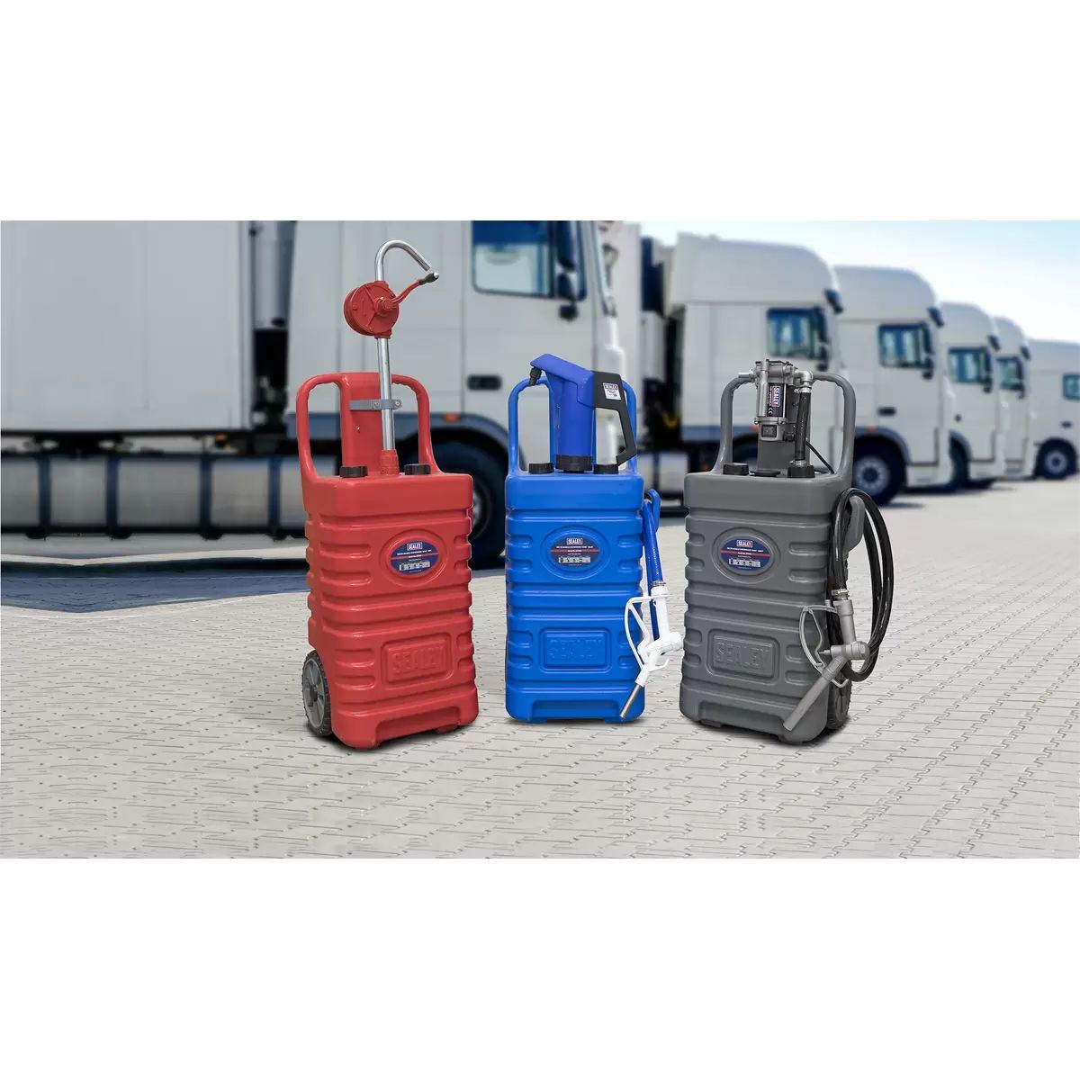 Sealey DT55BCOMBO1 Mobile Dispensing Tank 55ltr with AdBlue Pump