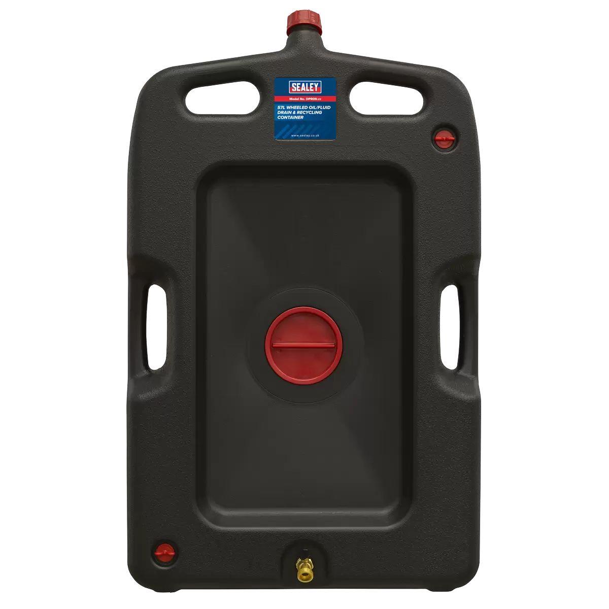 Sealey DRP09 54L Wheeled Oil/Fluid Drain & Recycling Container