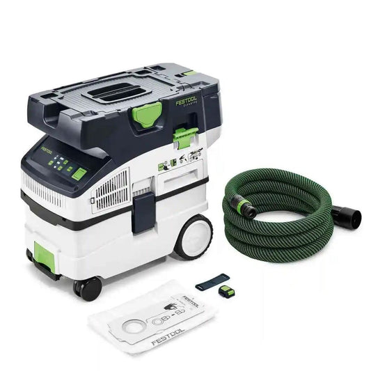 Festool CLEANTEC CTMC MIDI I-Basic 36V M-Class Wet and Dry Mobile Dust Extractor 15L - 577067