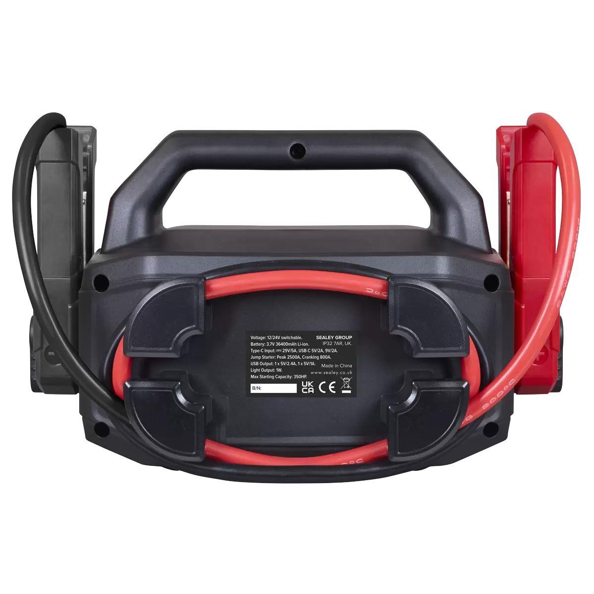 Sealey SL34S 12/24V Lithium-ion Jump Starter Power Pack 2500A