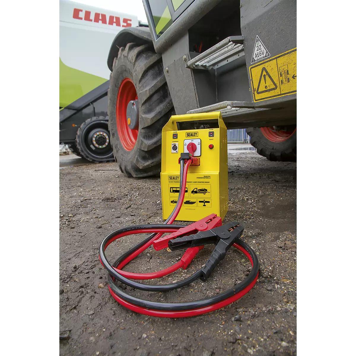 Sealey POWERSTART500 12/24V Power Start Emergency Jump Starter 500hp