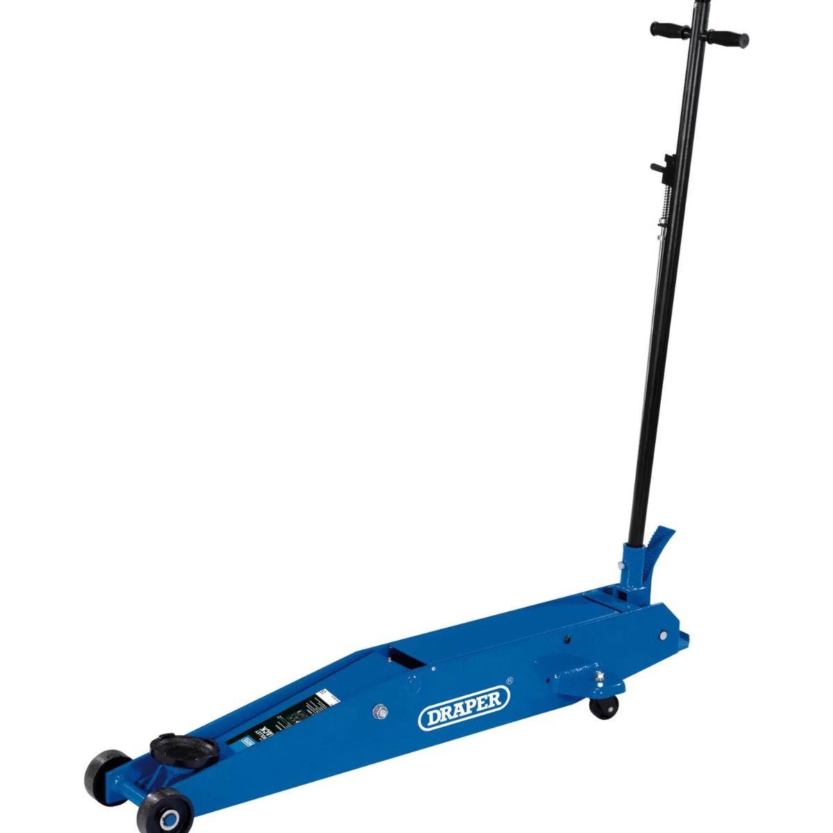 Draper TJ3LR Long Chassis Trolley Jack 3 Tonne 03463