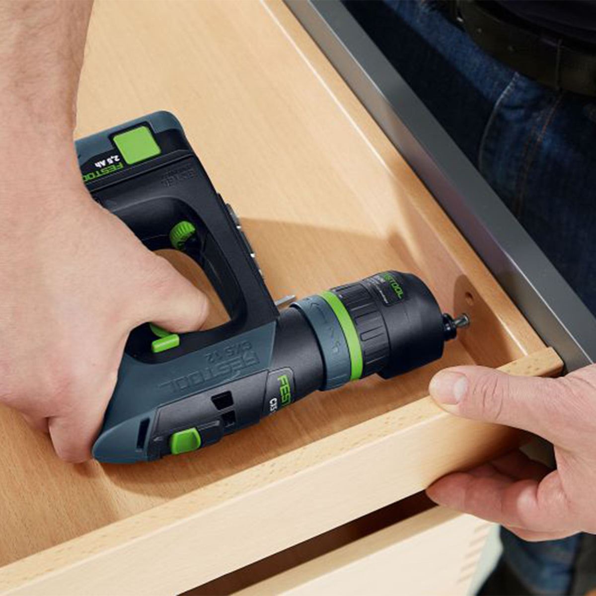 Festool CXS 12 2,5-Set GB 12V Brushless Drill Driver With 2 x 2.5Ah Batteries, Charger & Case - 576867