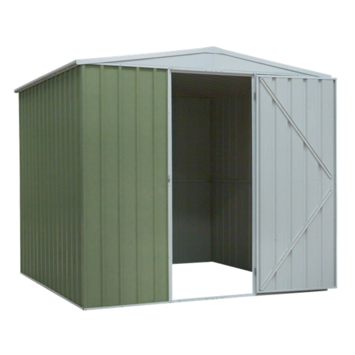 Sealey DG115 Dellonda Galvanised Steel Metal Garden Shed -Green