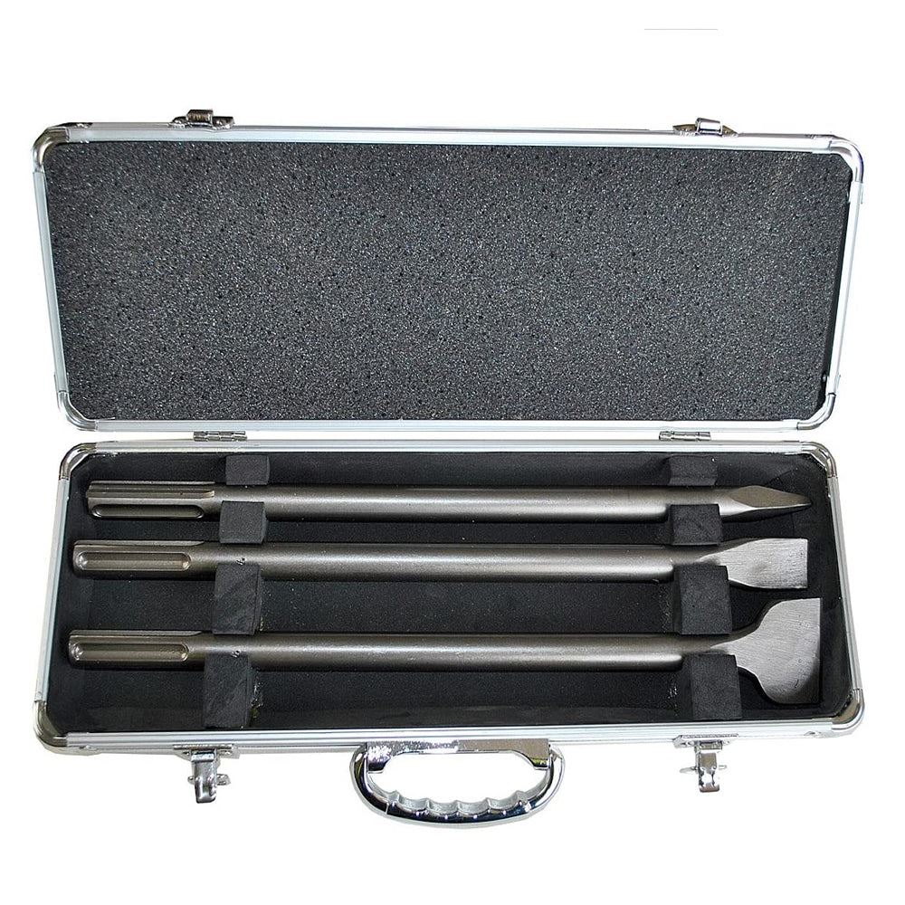 Makita D-40543 SDS-MAX Chisel Set 3 Pieces 400mm Long In Metal Case