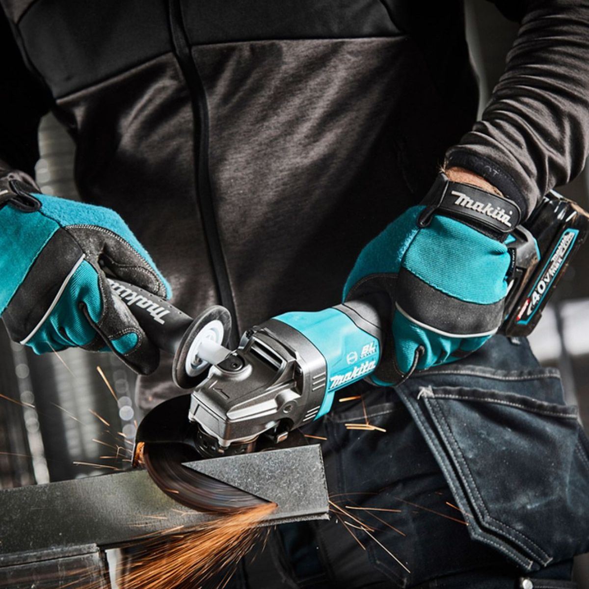 Makita GA013GZ01 40V XGT Max 125mm Brushless Angle Grinder Body Only With Carry Case