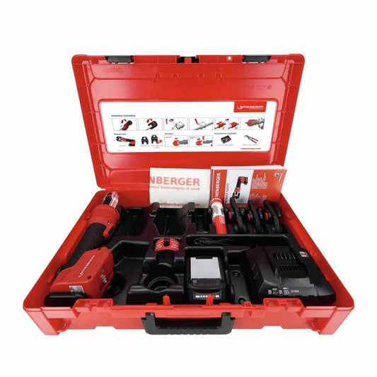 Rothenberger Romax Compact3 18V Nano M Profile 15-22-28MM with 2.0Ah battery & Charger 1000005457