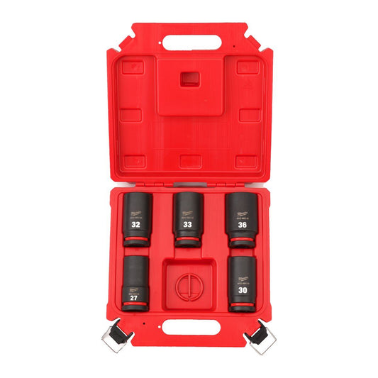 Milwaukee 3/4" Socket Set Deep 5 Piece 4932498750