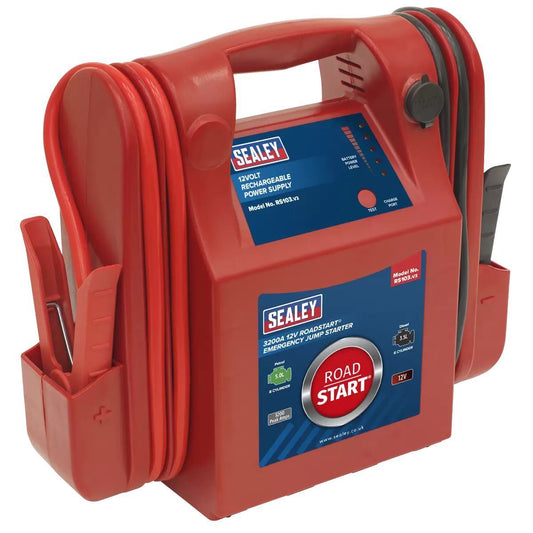 Sealey RS103 12V RoadStart Emergency Power Pack 3200 Peak Amps