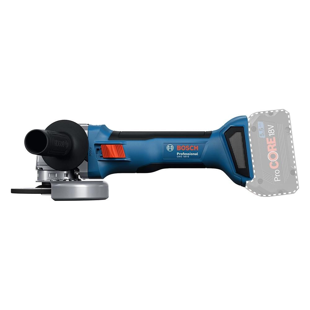 Bosch PRO GWS 18V-8 115mm Brushless Angle Grinder Body Only 06019N9004 - SPL