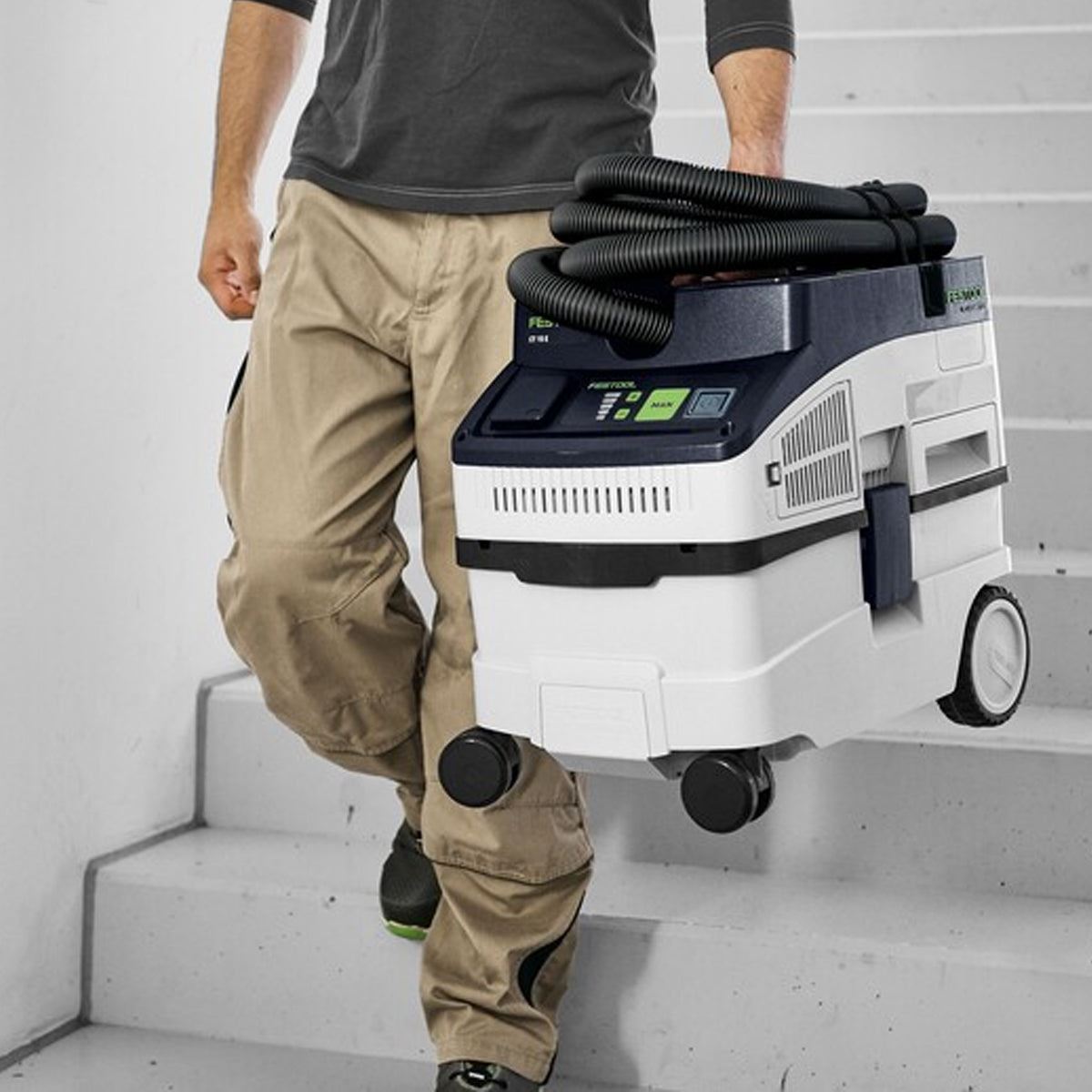 Festool CLEANTEC CT 15 Mobile Dust Extractor 15L 230V GB - 578329 With Compact Cleaning Set 577257