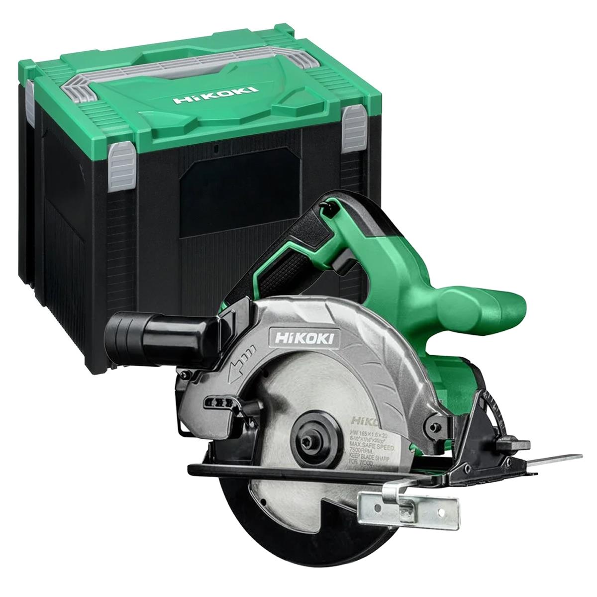 HiKOKI C1806DAW2Z 18V 165mm Circular Saw With 1 x 5.0Ah Battery Charger & Case