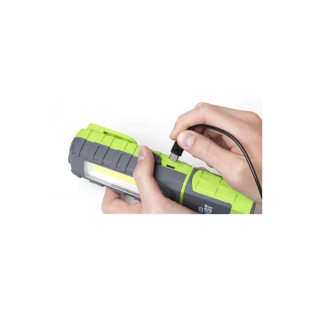 Sealey LED601GDB LED Twist Rechargeable Inspection Light, Green Box of 12