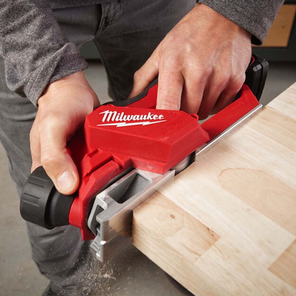 Milwaukee M12BLP-0X 12V Brushless 56mm Planer with 1 x 6.0Ah Battery Charger & Case