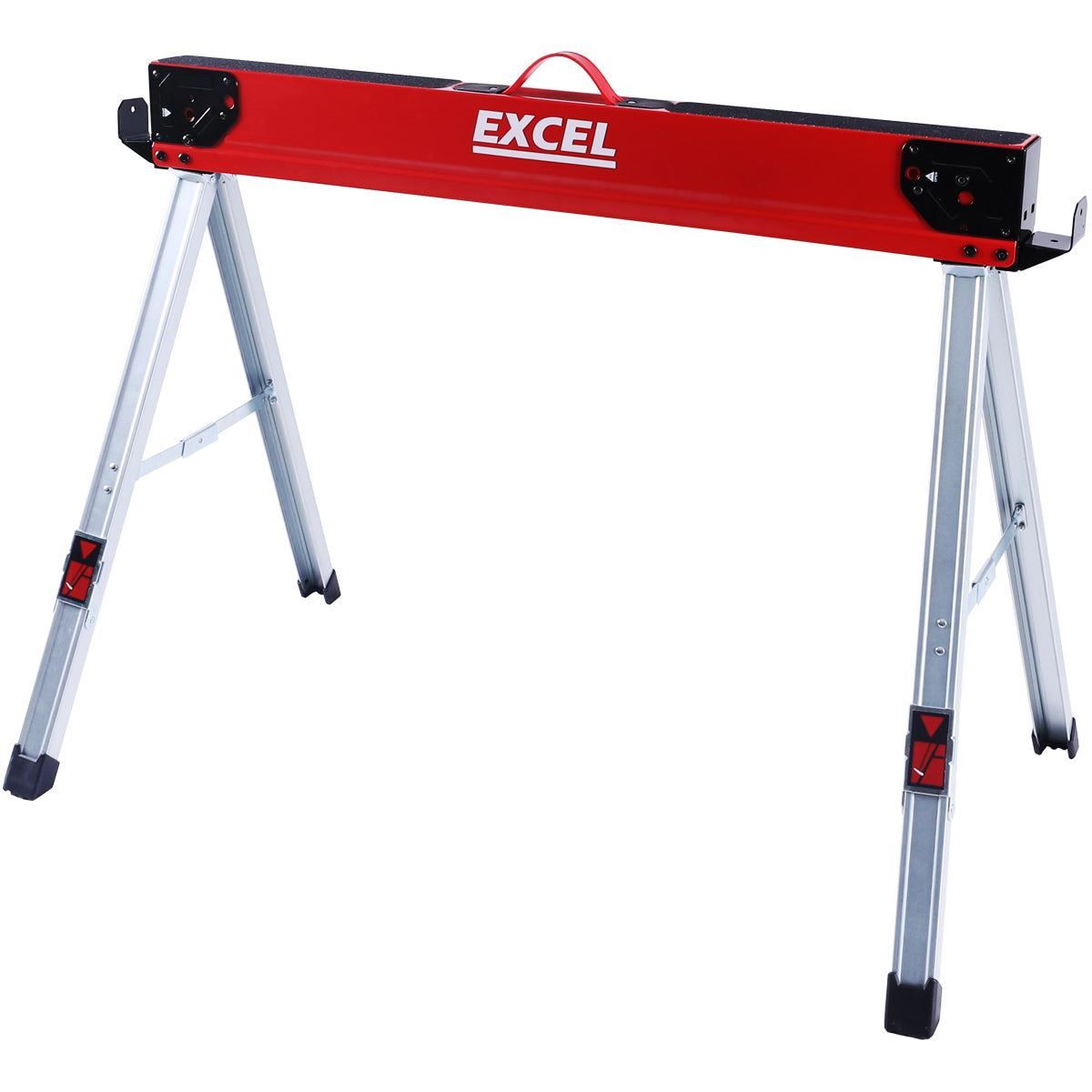 Excel Steel Sawhorse Heavy Duty Twin Pack 1000kg Capacity Item Condition Damaged Box