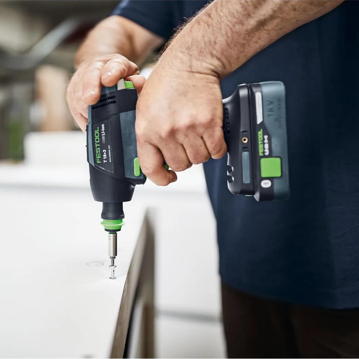 Festool TID 18 HPC4,0I-Set T18GB 18V Brushless Impact Driver & Drill Driver Twin Set with 2 x 4.0Ah Battery, Charger & Case 577245
