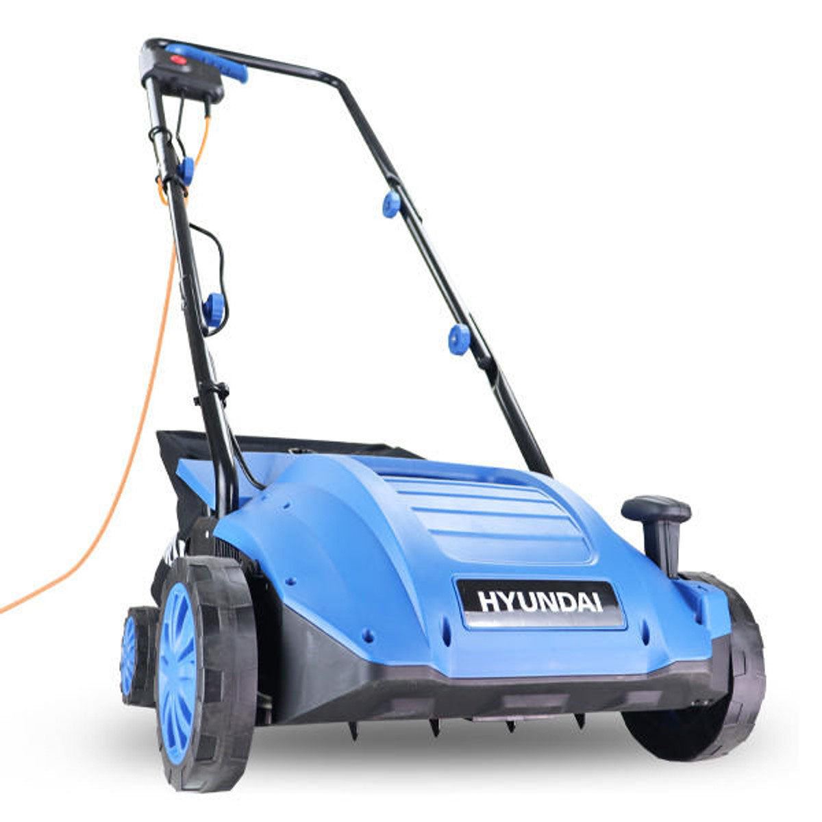 Hyundai HYSC1532E 32cm Electric Lawn Scarifier Aerator Lawn Rake 230V/1500W