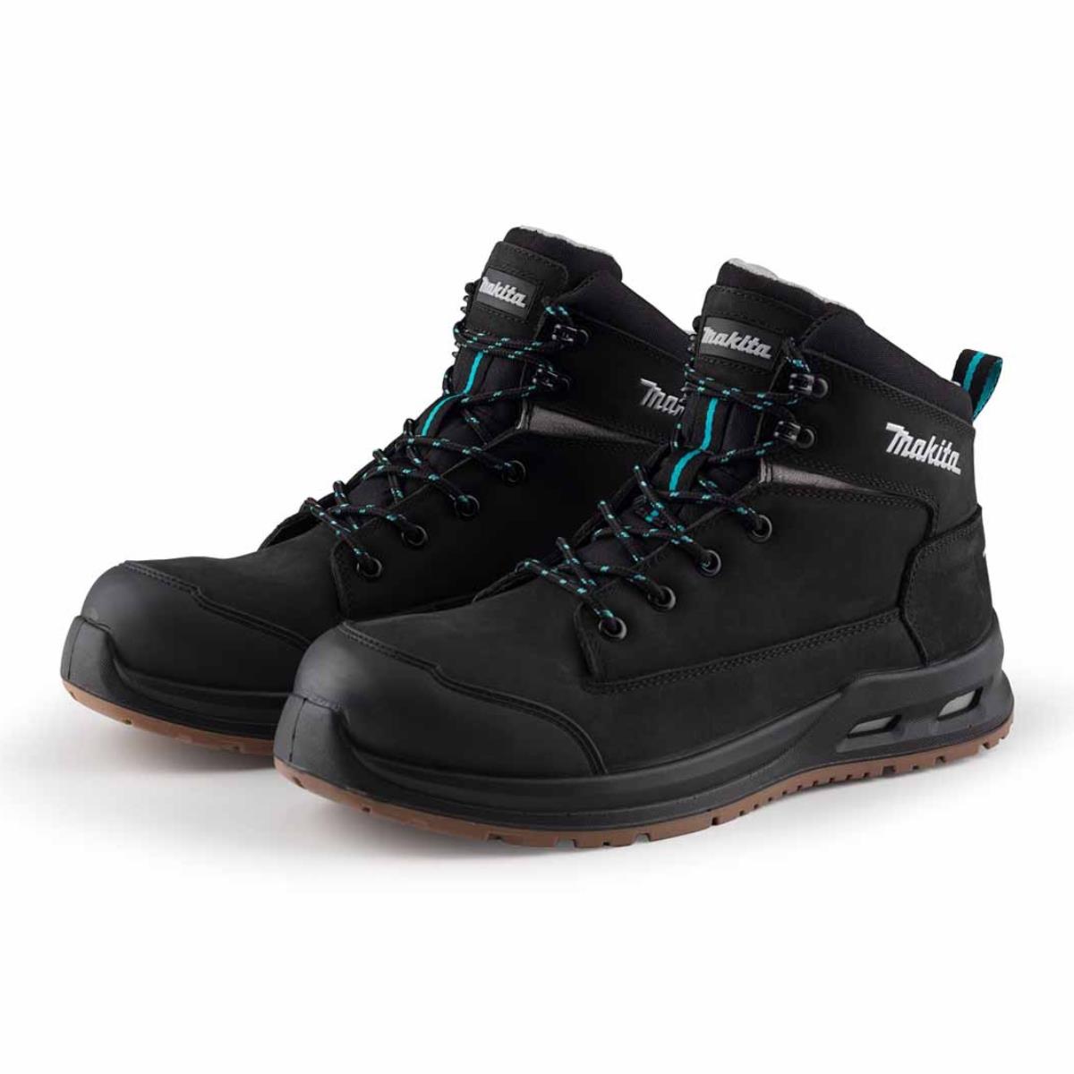 Makita MK401M Osaka Safety Leather Boots Black - Size 7