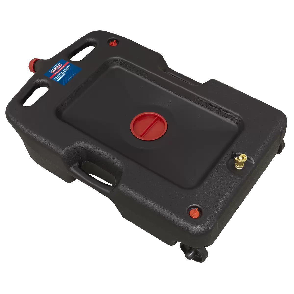 Sealey DRP09 54L Wheeled Oil/Fluid Drain & Recycling Container