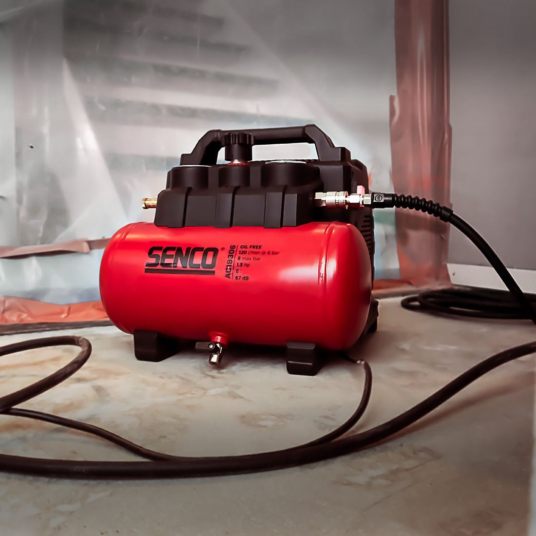 Senco AFN0036UK2 6L Low Noise Compressor 240V - AC19306BL-UK2