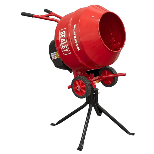 Sealey CMX160 160L Cement Mixer with Stand 230V/650W