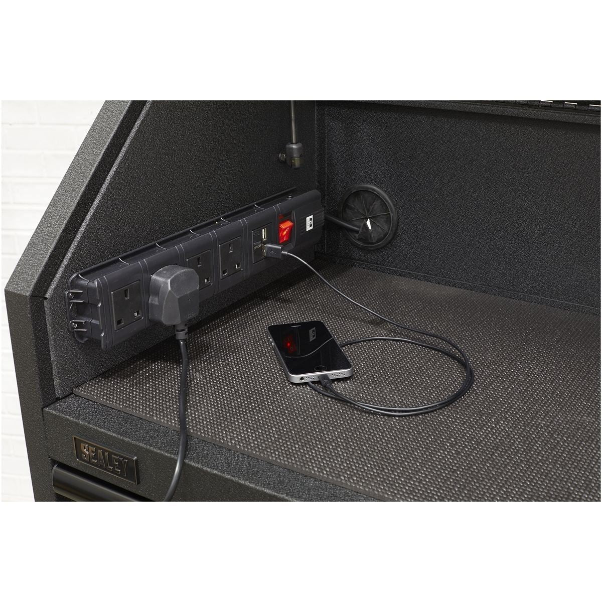 Sealey AP2709BE 9 Soft Close Drawer 690mm Power Strip Tower Cabinet