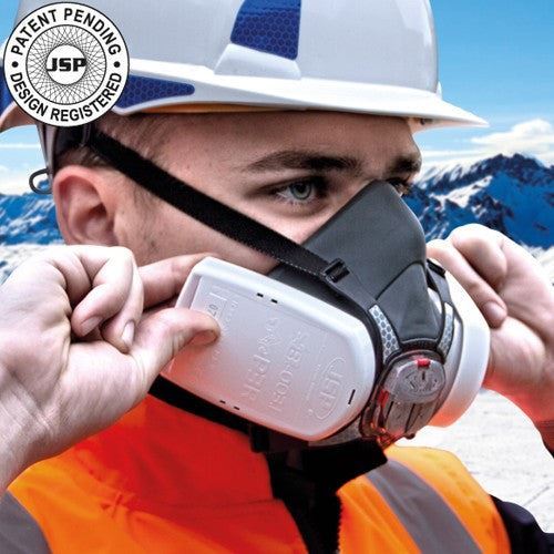 JSP Force 8 Half-Mask Respirator With PressToCheck ABEK1P3 Filters - BHT0C3-0L5-N00