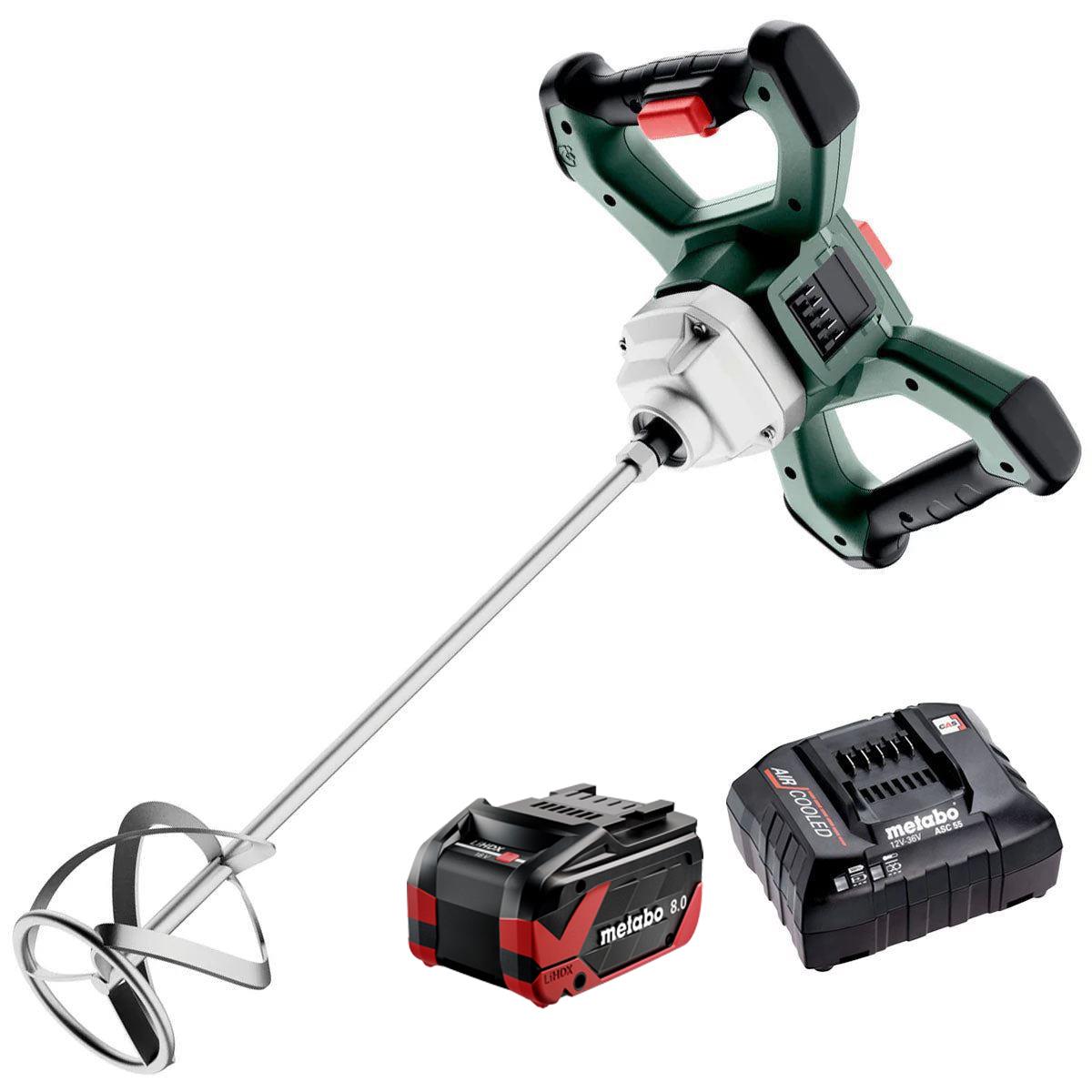 Metabo RW 18 LTX BL 120 18V Brushless 120mm Stirrer with 1 x 8.0Ah Battery & Charger
