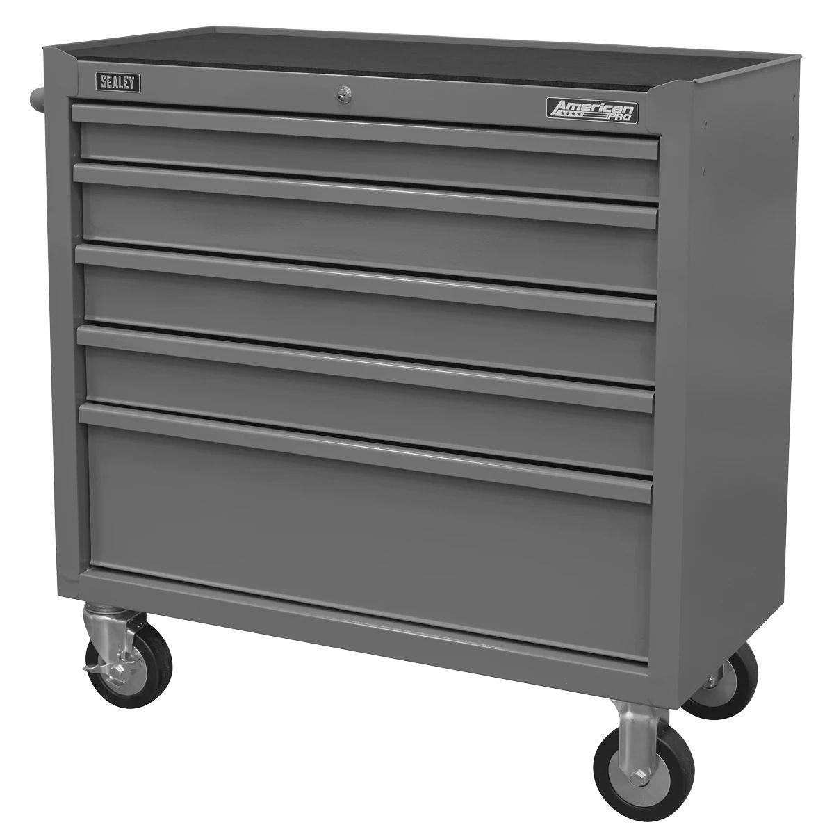 Sealey AP1101G American PRO Rollcab 5 Drawer Grey