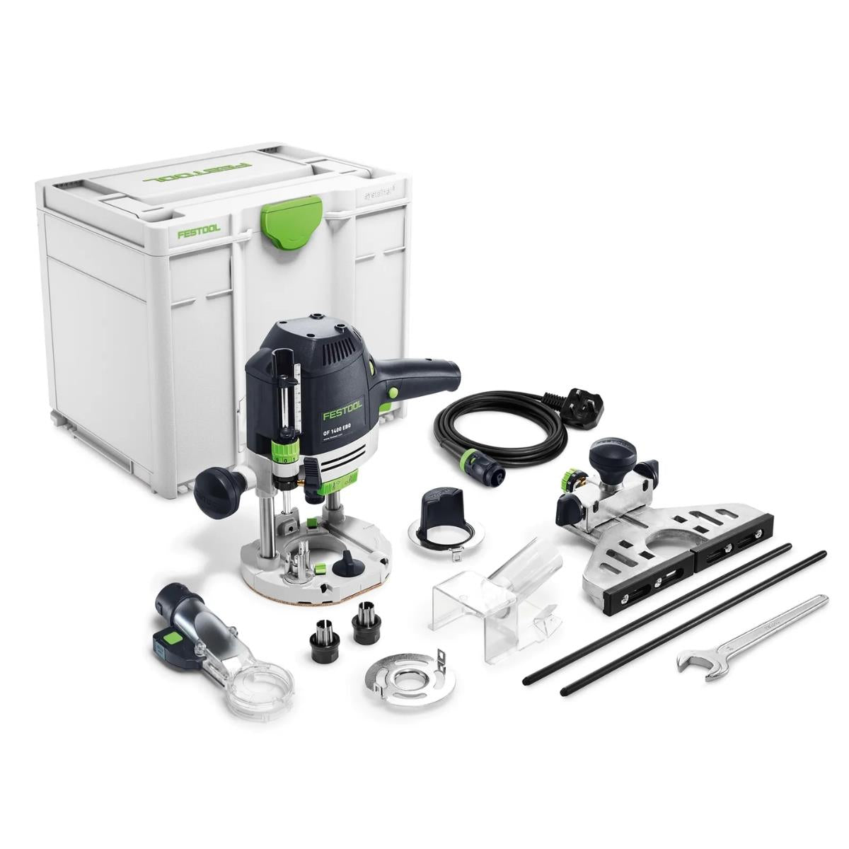 Festool OF 1400 EBQ-Plus 230V Router with Light Module & Case 578942