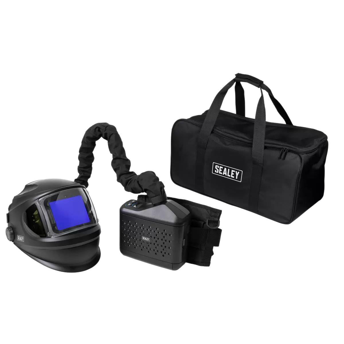 Sealey PWH618 Auto Darkening Welding Helmet with TH3 Powered Air Purifying Respirator