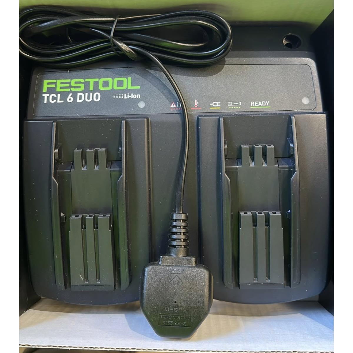 Festool TCL 6 DUO Rapid Charger 230V - 577019 Item Condition Seller Refurbished
