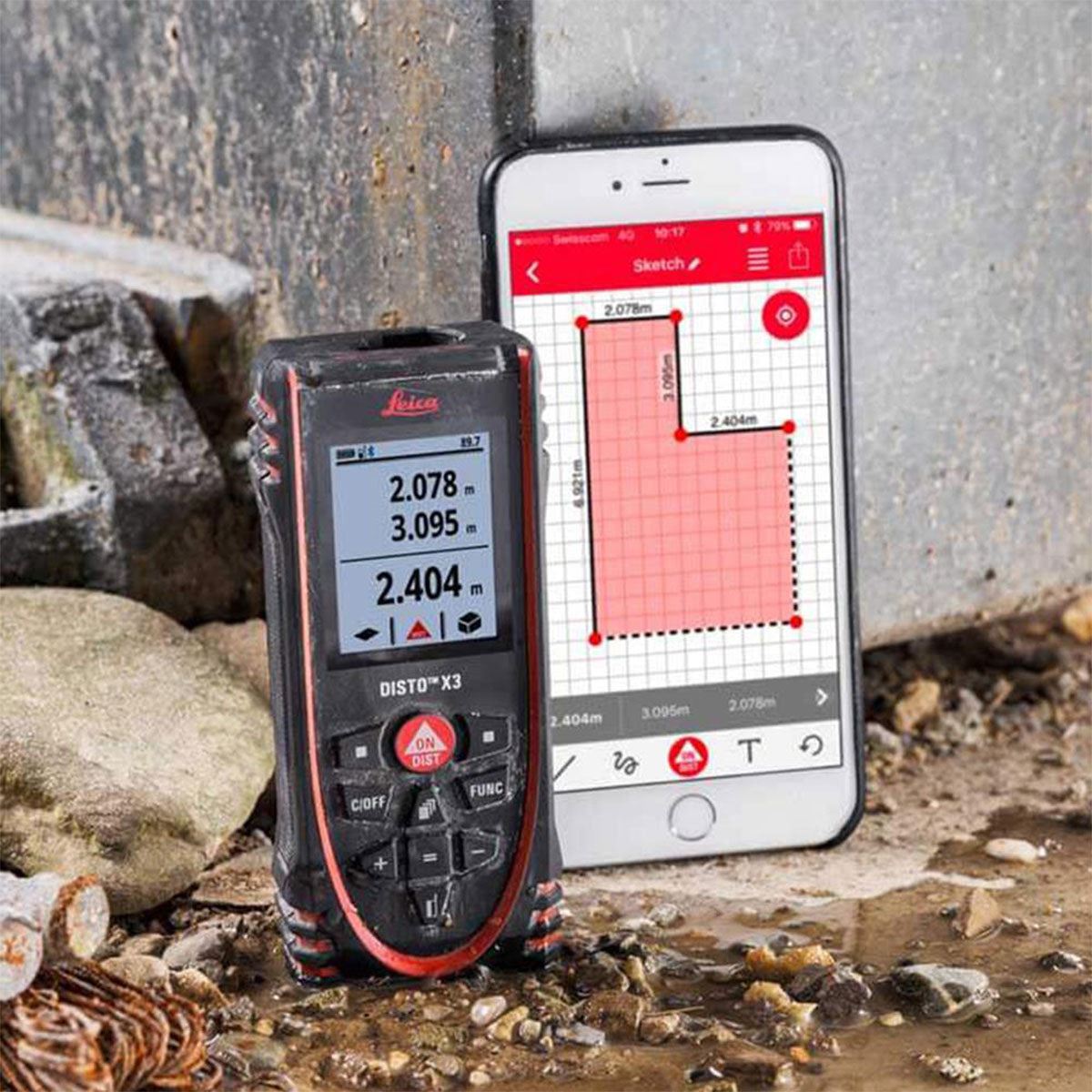 Leica DISTO X3 Distance Measurer 150m