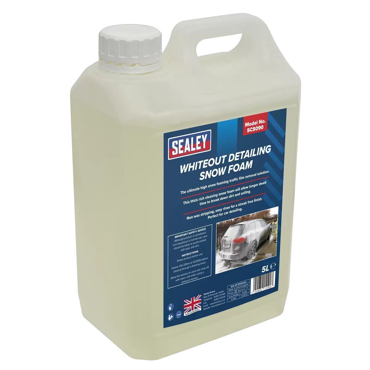 Sealey PW2400COMBO Pressure Washer with Snow Foam 170bar 450L/hr