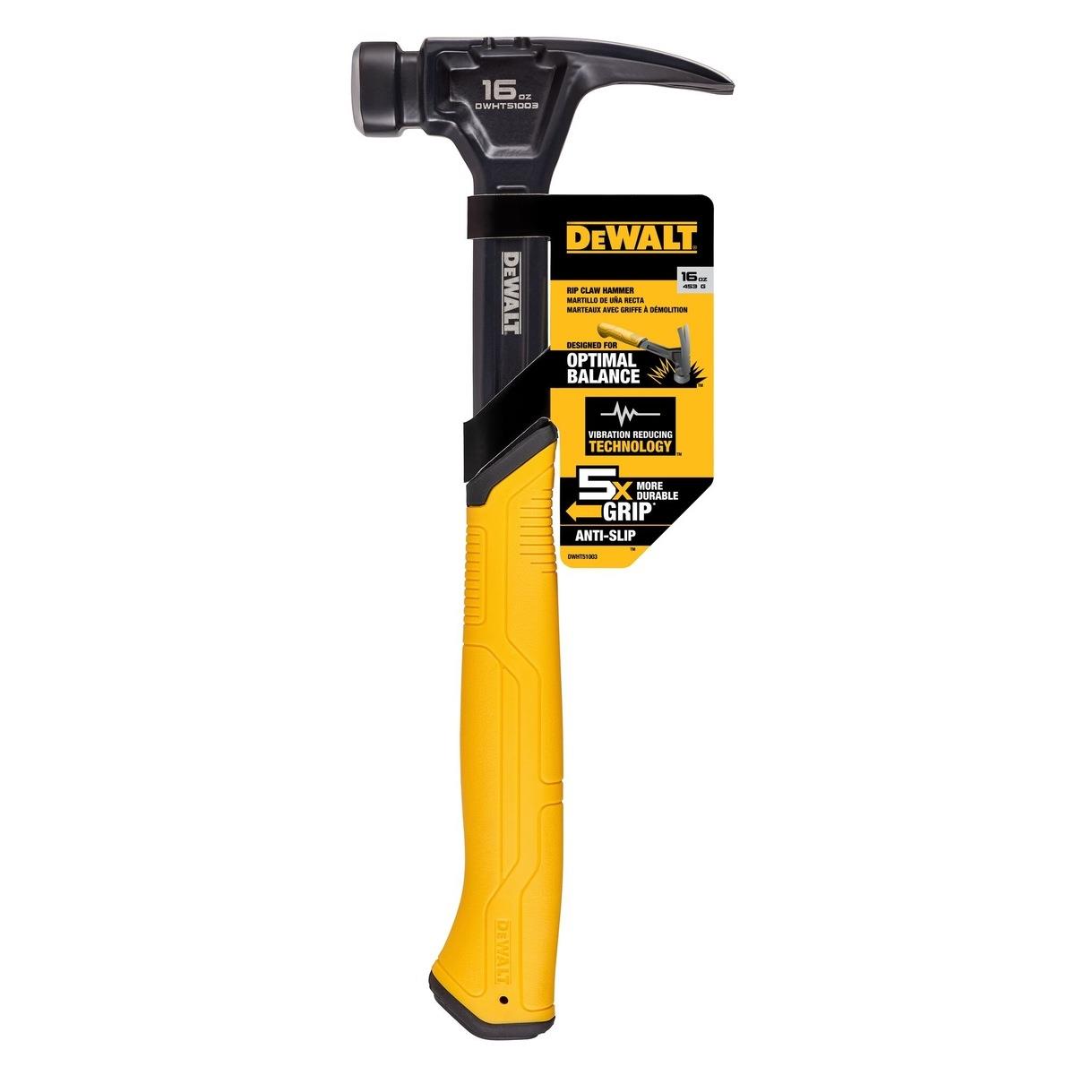Dewalt 16oz Rip Claw Steel Hammer DWHT51003-0