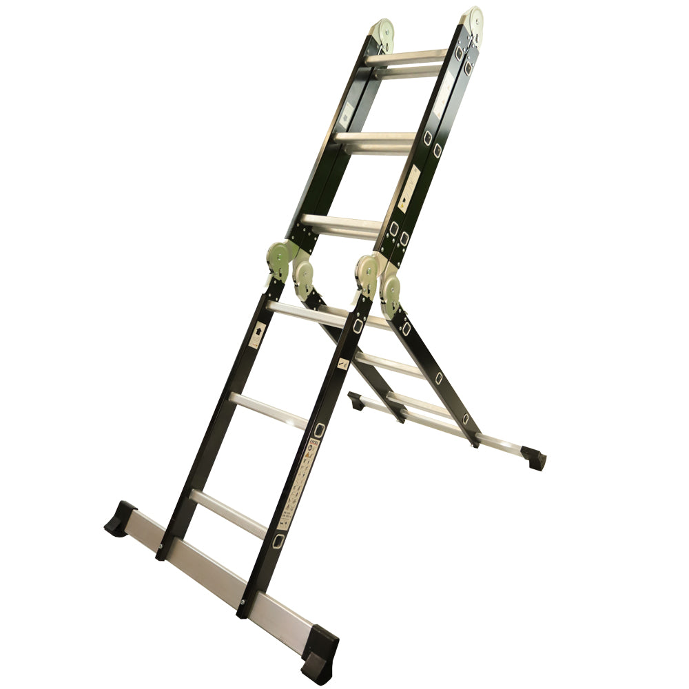 Excel 12 Tread Steel Multi-Purpose Combination Ladder with Platform