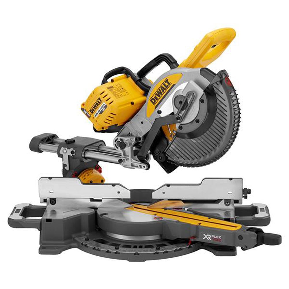 Dewalt DCS727N 54V XR FlexVolt Brushless Slide Mitre Saw with 1 x 6.0Ah Battery & Charger