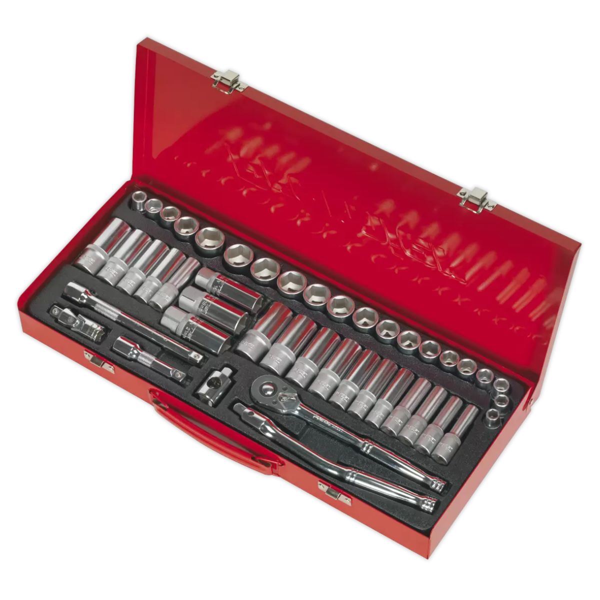 Sealey AK692 Metric/Imperial Socket Set 3/8