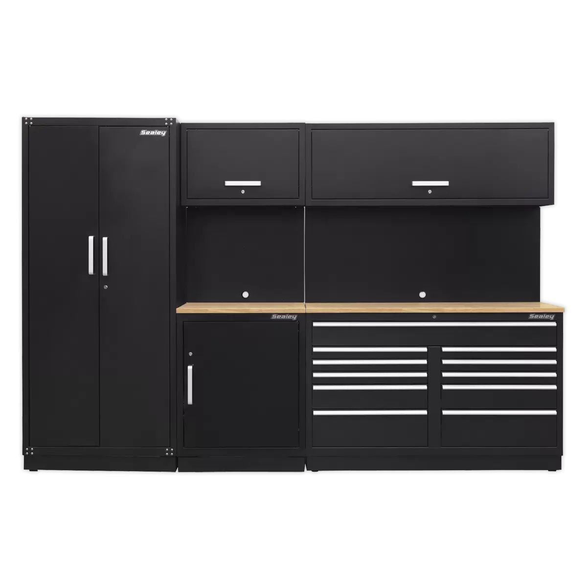 Sealey APMSCOMBO2W Premier 3.3m Storage System Oak Worktop