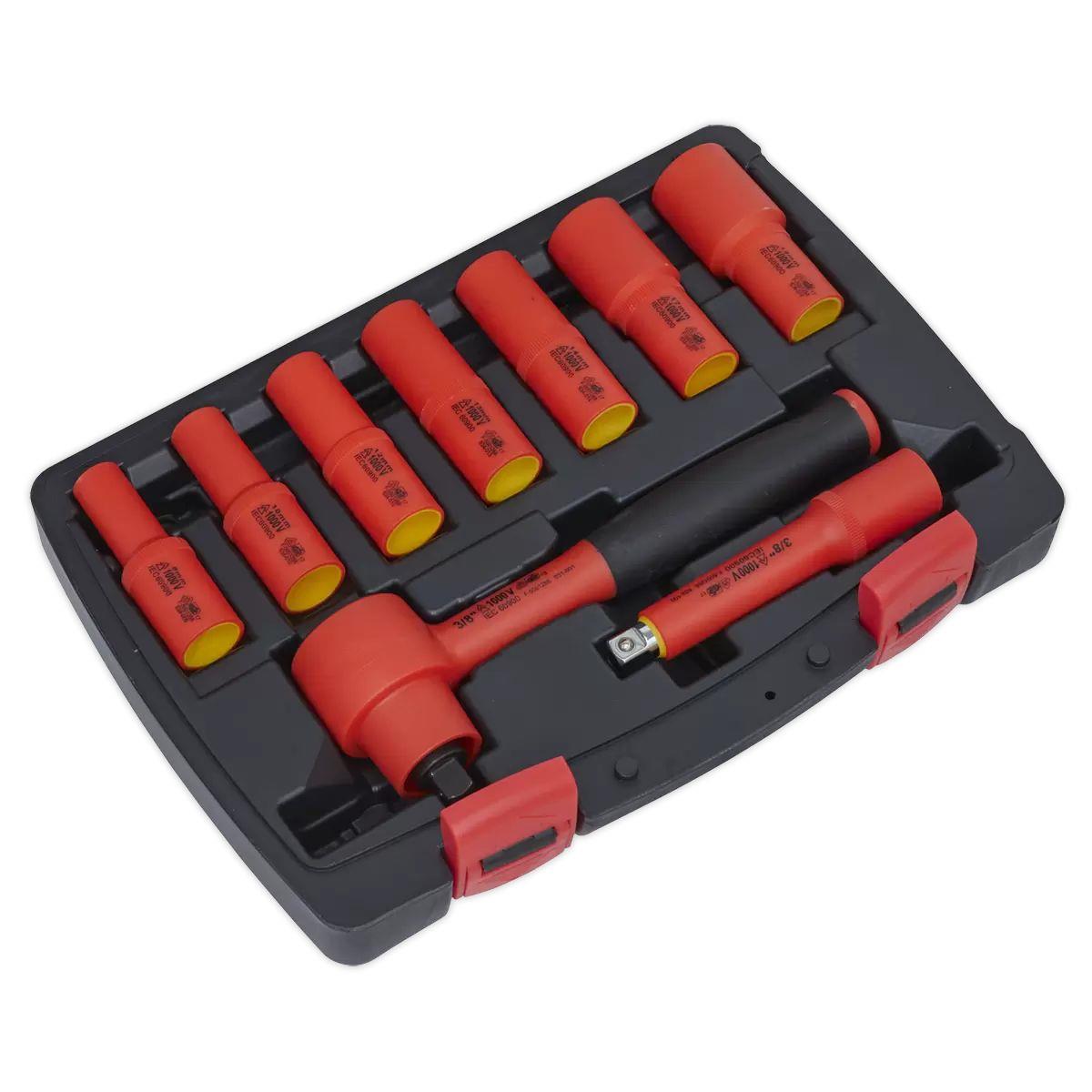 Sealey AK7942 Insulated Socket Set 9pc 3/8