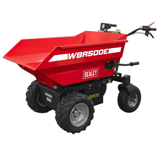 Sealey WBR500E 48V Electric Mini Dumper Weight Capacity 500kg & Bucket Capacity 236L
