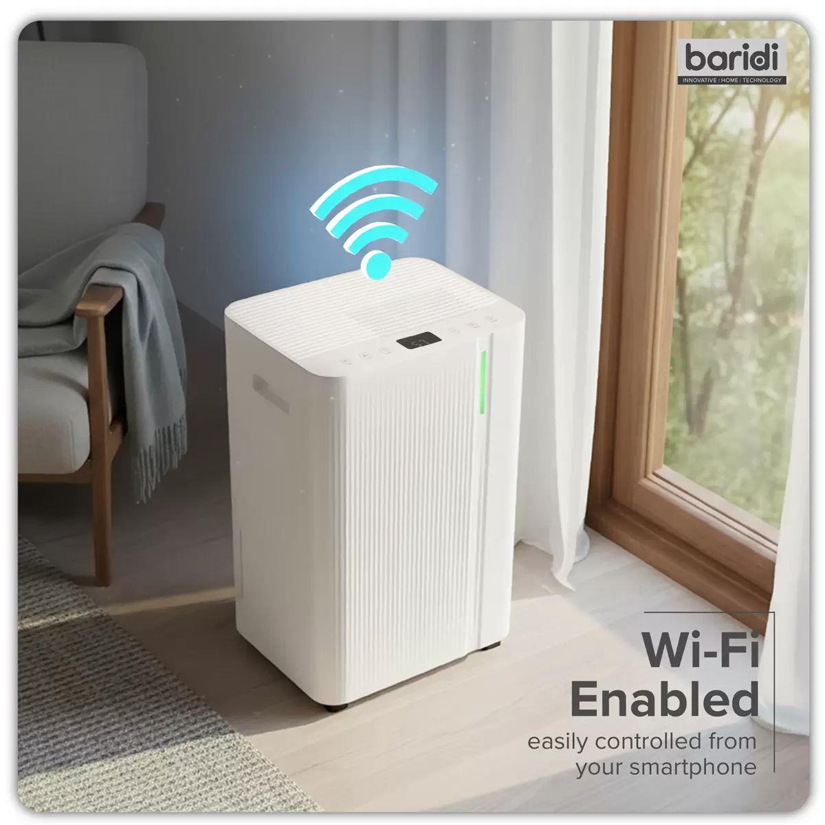Sealey DH148 Baridi Dehumidifier with Digital Display & 24hr Timer 20L White 230V