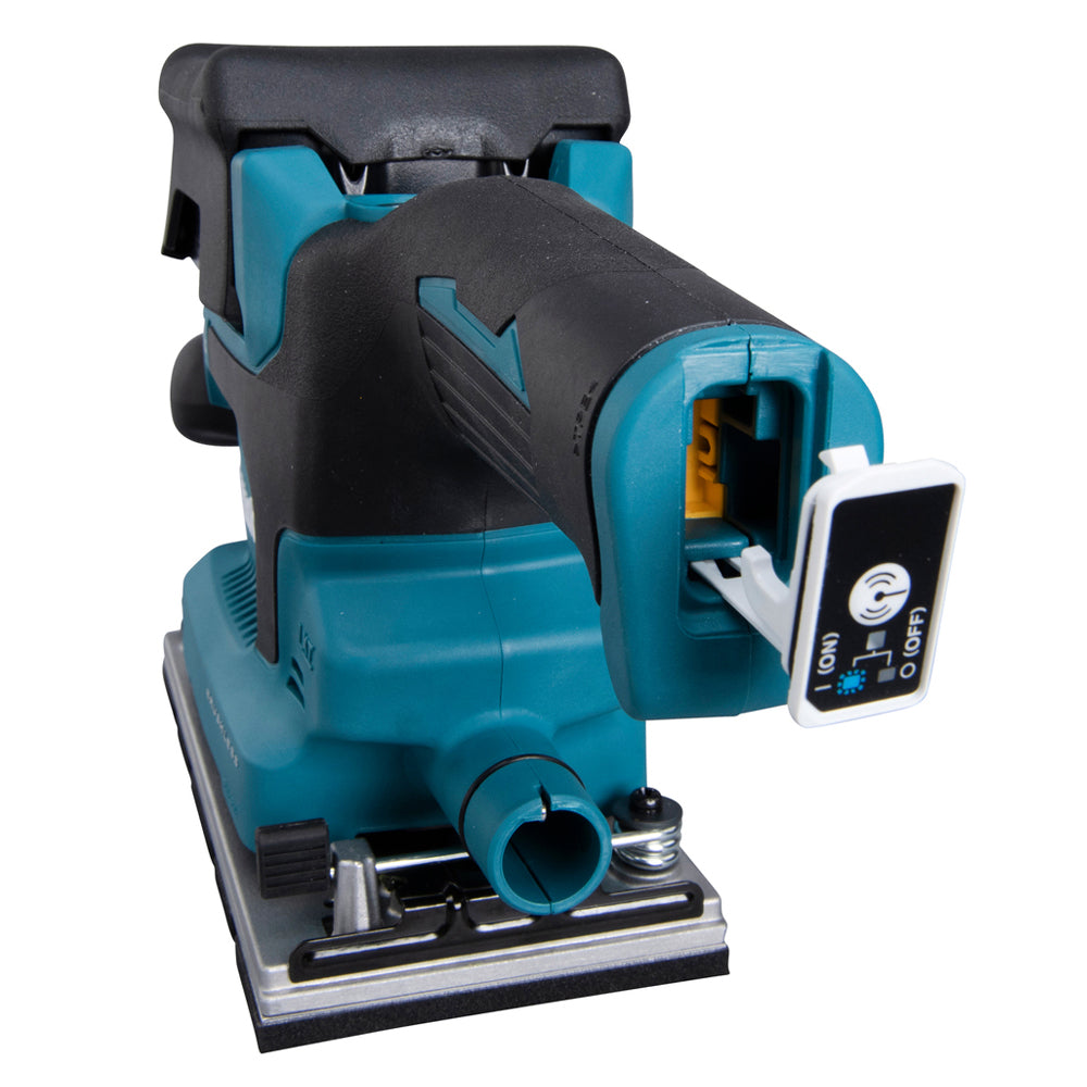 Makita DBO381ZU 18V LXT Brushless Finishing Sander with 1 x 4.0Ah Battery