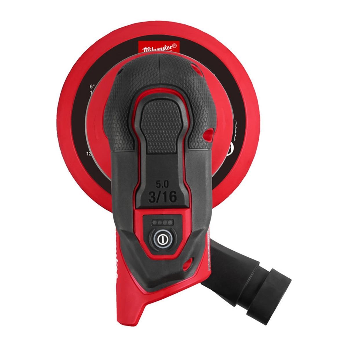 Milwaukee M12FROS5-502B 12V FUEL Brushless Random Orbit Sander with 2 x 5.0Ah Battery Charger & Bag