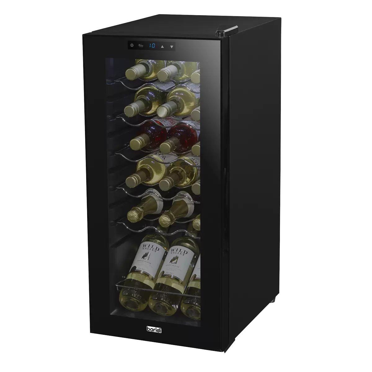 Sealey DH6 Baridi 18 Bottle Fridge & Cooler 50L Black 230V