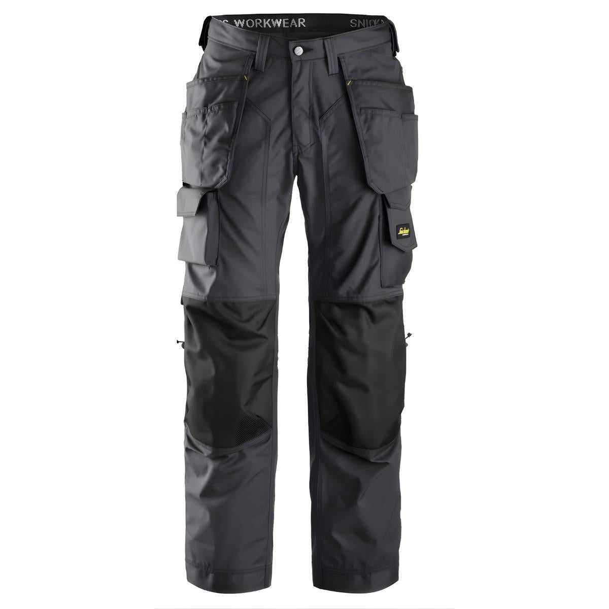 Snickers AllroundWork Floorlayer Trousers with Holster Pockets Steel Grey - 32